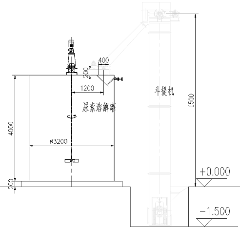 熱電脫硝尿素斗式提升機技術規范